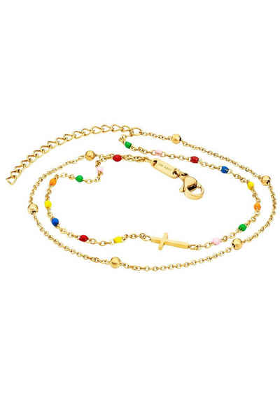 Julie Julsen Fußkette ANKLET, CROSS, JJAC29220G, JJAC29220S