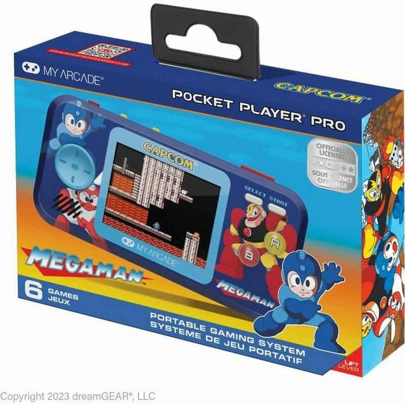 MYARCADE Konsole Tragbare Spielekonsole My Arcade Pocket Player PRO - Megaman Retro Gam