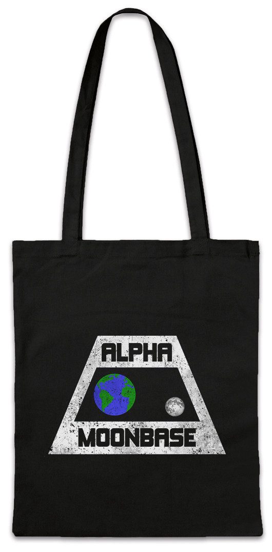 Beuteltasche Vintage Alpha Moonbase Logo Stofftasche Mondbasis Alpha 1 TV Serie