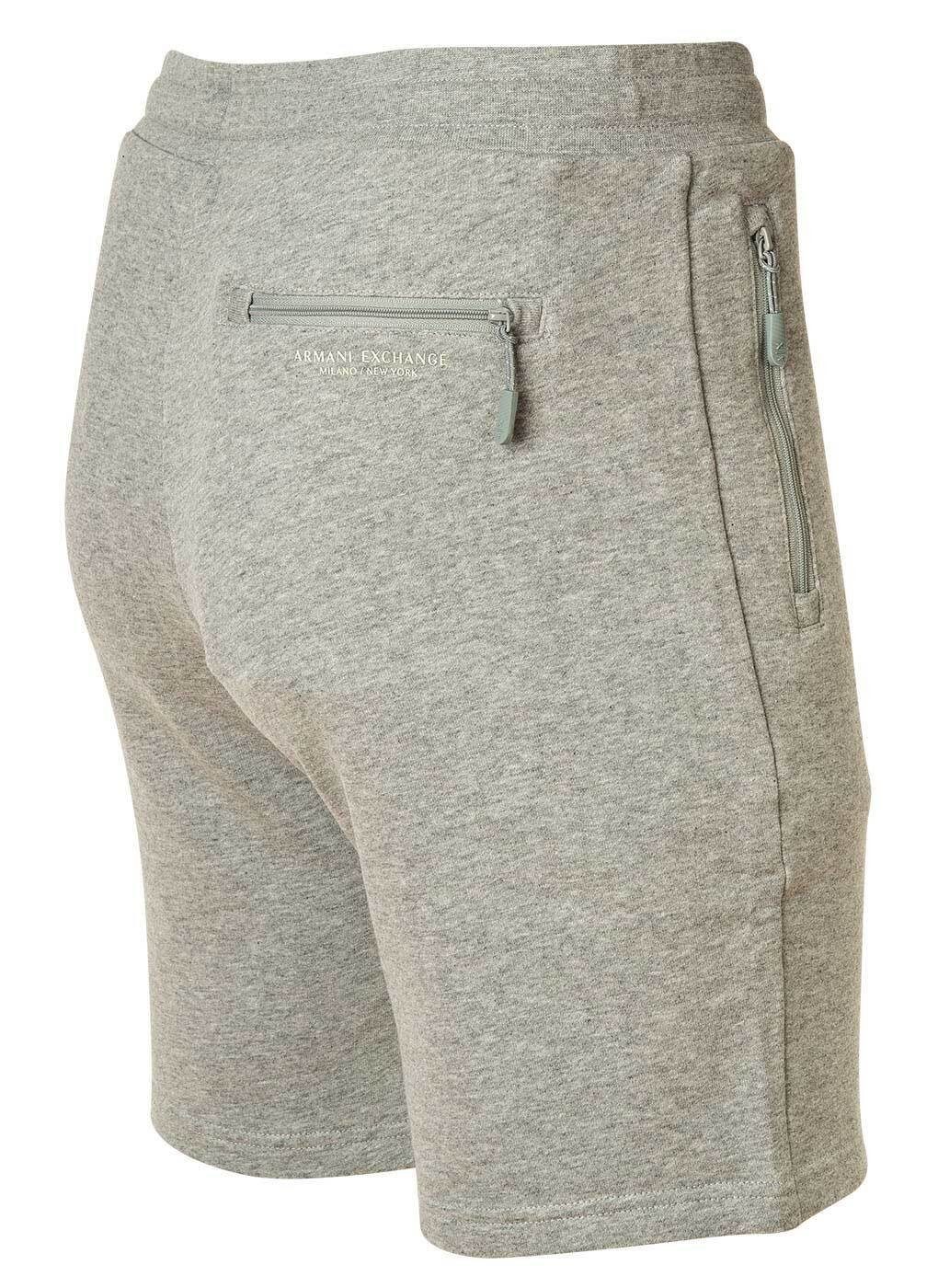 ARMANI EXCHANGE Sweatshorts Herren kurz Pants, Loungewear Jogginghose Grau 