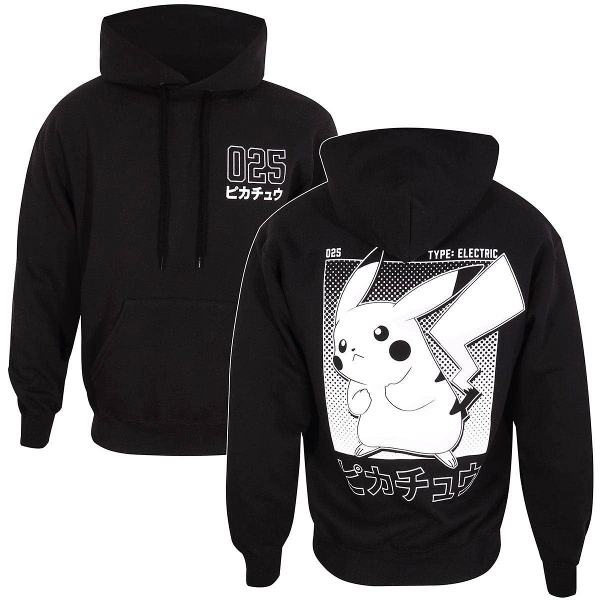 Heroes Kapuzenpullover Pokemon Halftone Pikachu Unisex-Kapuzenpullover für Erwachsene