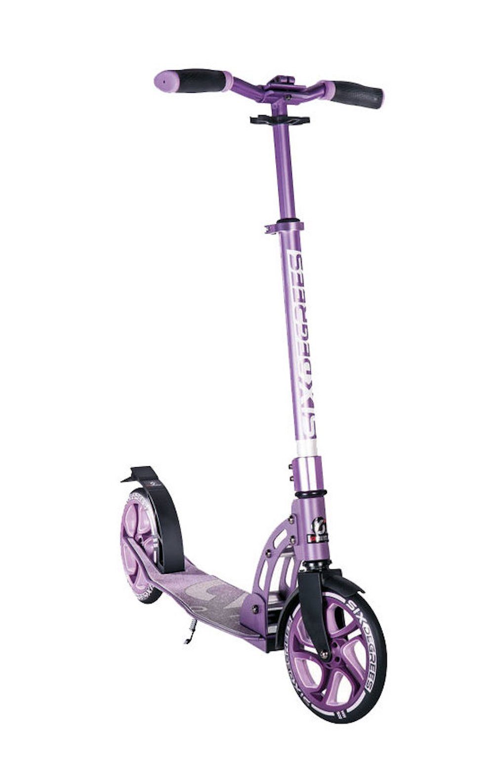 authentic sports & toys Laufrad, Six-Degrees Aluminium Scooter 205mm Lila