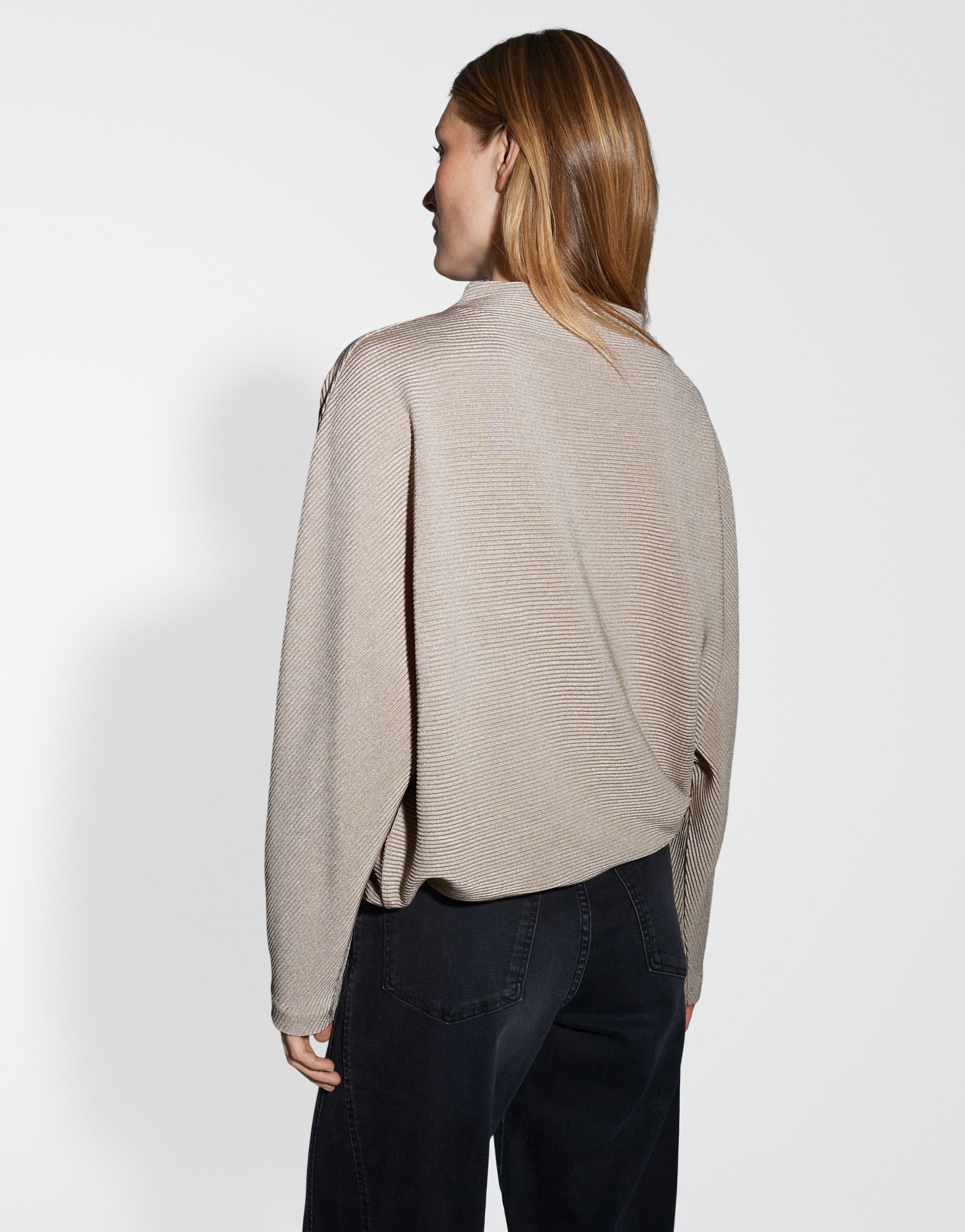 OPUS Langarmshirt SAGLANZ Loose mit Glanz günstig online kaufen