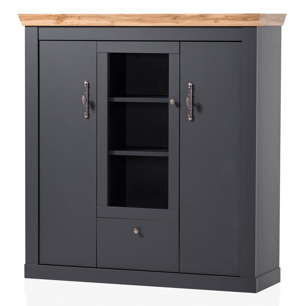 Lomadox Highboard CESENA-61, inkl. Beleuchtung in günstig online kaufen