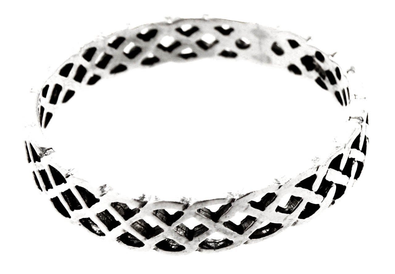 Kiss of Leather Silberring Ring Keltenknoten, Gr. 46-68 (kk6) - Silber