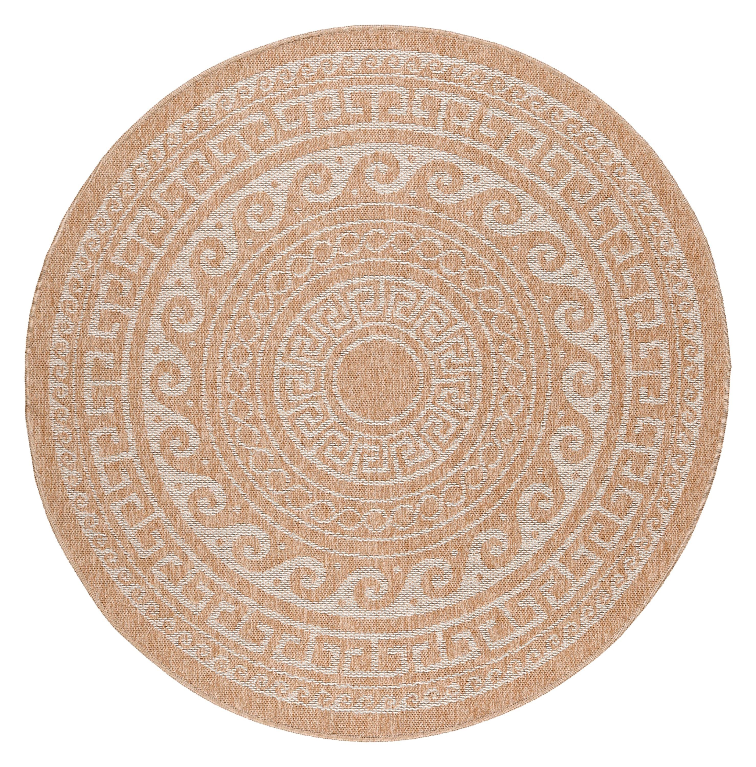 Teppium Teppich Vintage Design, Rund, Höhe: günstig online kaufen