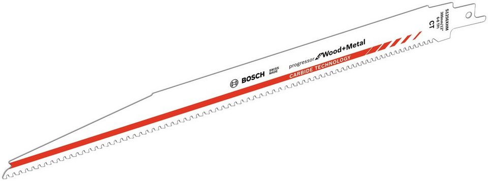 Bosch Professional Säbelsägeblatt Säbelsägeblatt S 1256 XHM, 10 Stk.,  Carbide Progressor for Wood and Metal