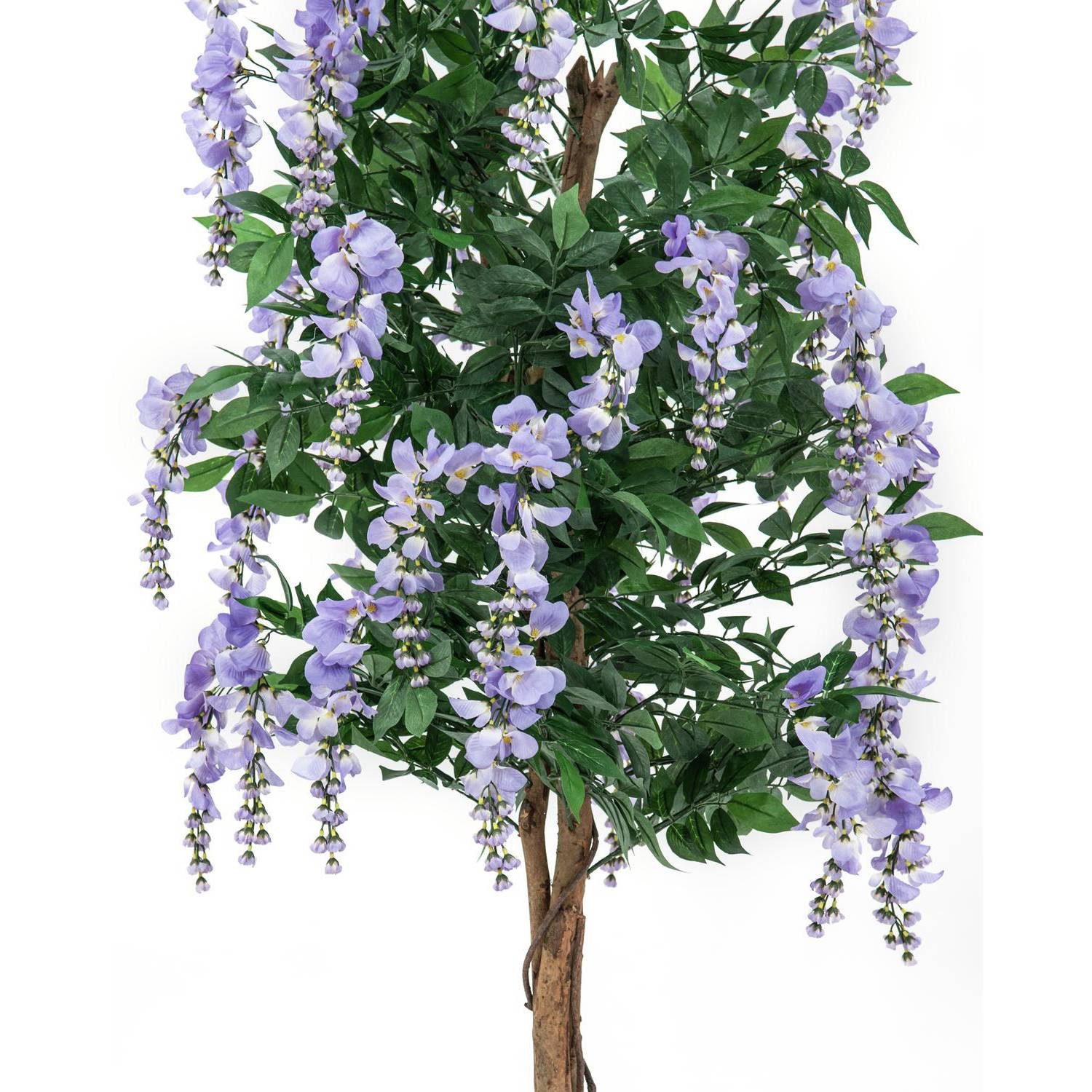 Kunstbaum Künstlicher Goldregenbaum, 2020 Blätter, Echtstamm, lila, 180cm Goldregen, artplants, Höhe 180.0 cm