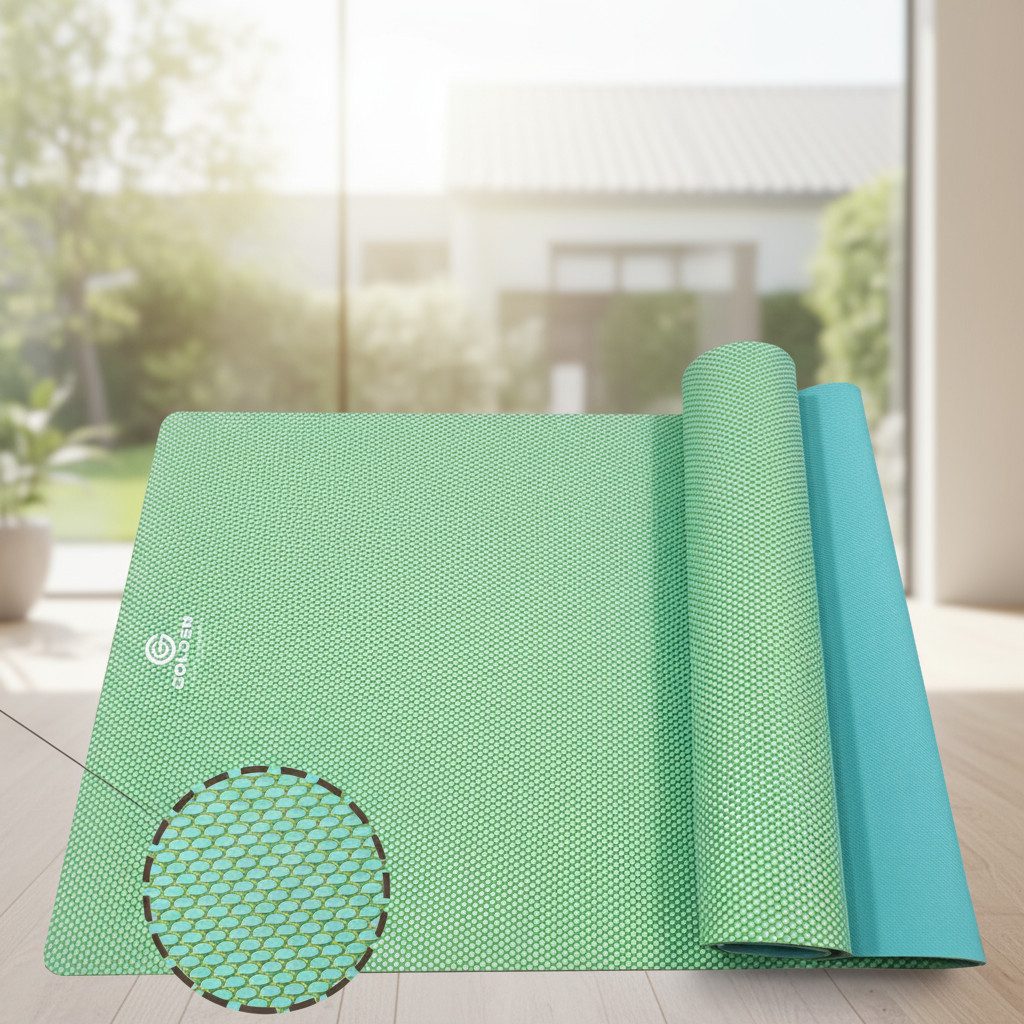 GOLDEN Yogamatte GOLDEN®Kühlen Yogamatte Besondere für Sommer rutschfest aus Kautschuk, Dein Körper kühler als in der Luft