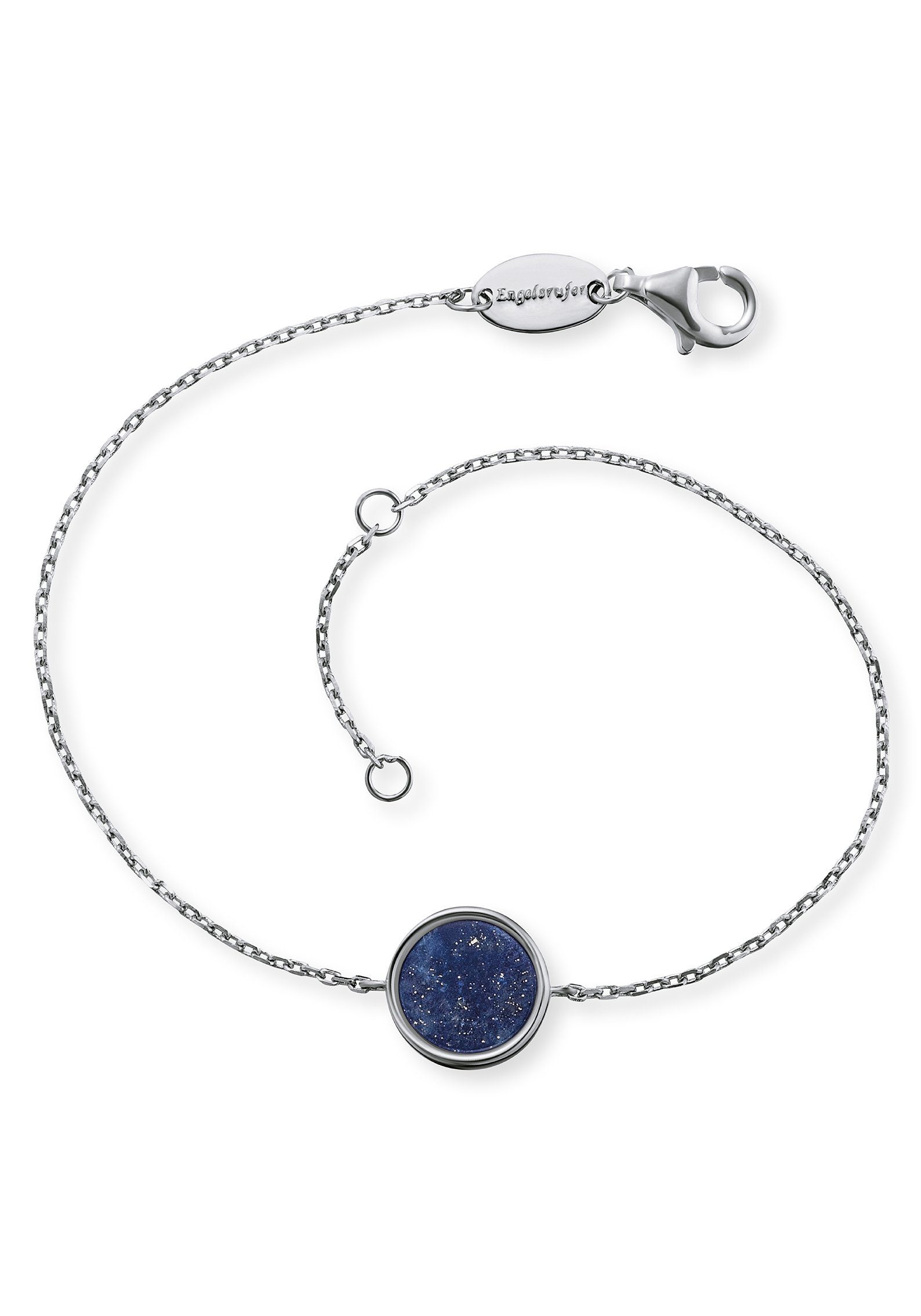 Engelsrufer Silberarmband POWERFUL STONE LAPISLAZULI, ERB-LILGEM-LP, mit Zirkonia (synth)