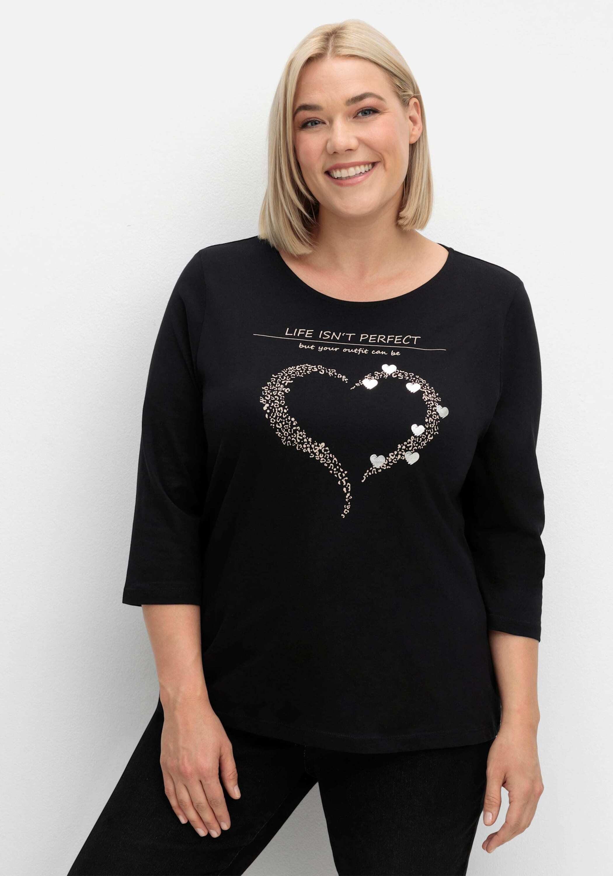 Sieh an! T-Shirt 3/4-Arm-Shirt 3/4-Arm günstig online kaufen