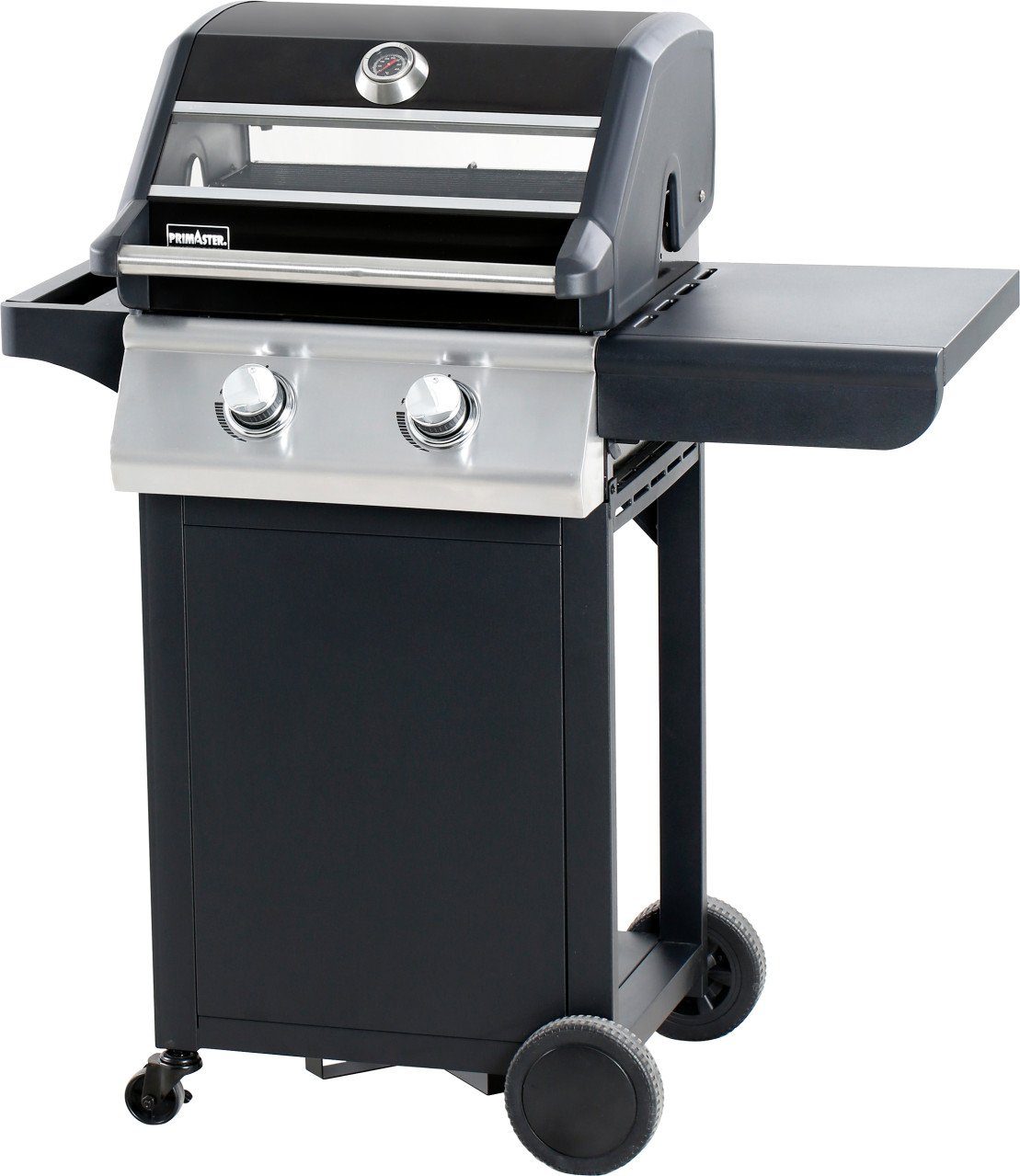 Primaster Gasgrill Primaster Gasgrill California 200 Grillfläche:, Deckelthermometer mit Rollen
