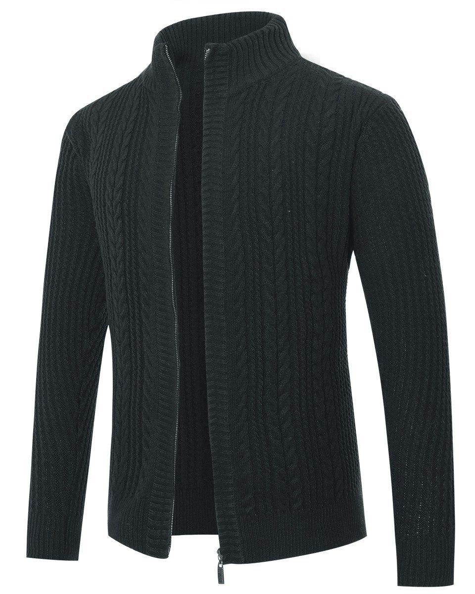 Allthemen Cardigan Herren Strickjacke mit Reißverschluss günstig online kaufen