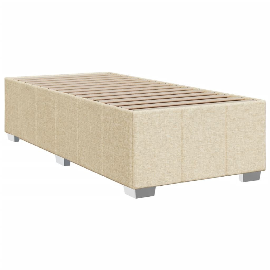 vidaXL Bett Bettgestell ohne Matratze Creme günstig online kaufen