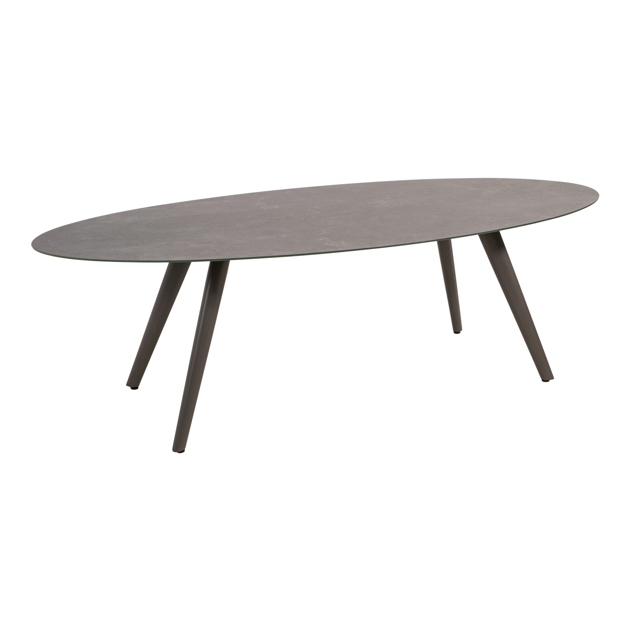 Lesli Living Gartentisch Gartentisch Tafel Esstisch Mojito Ceramic Pardo oval 240x110cm