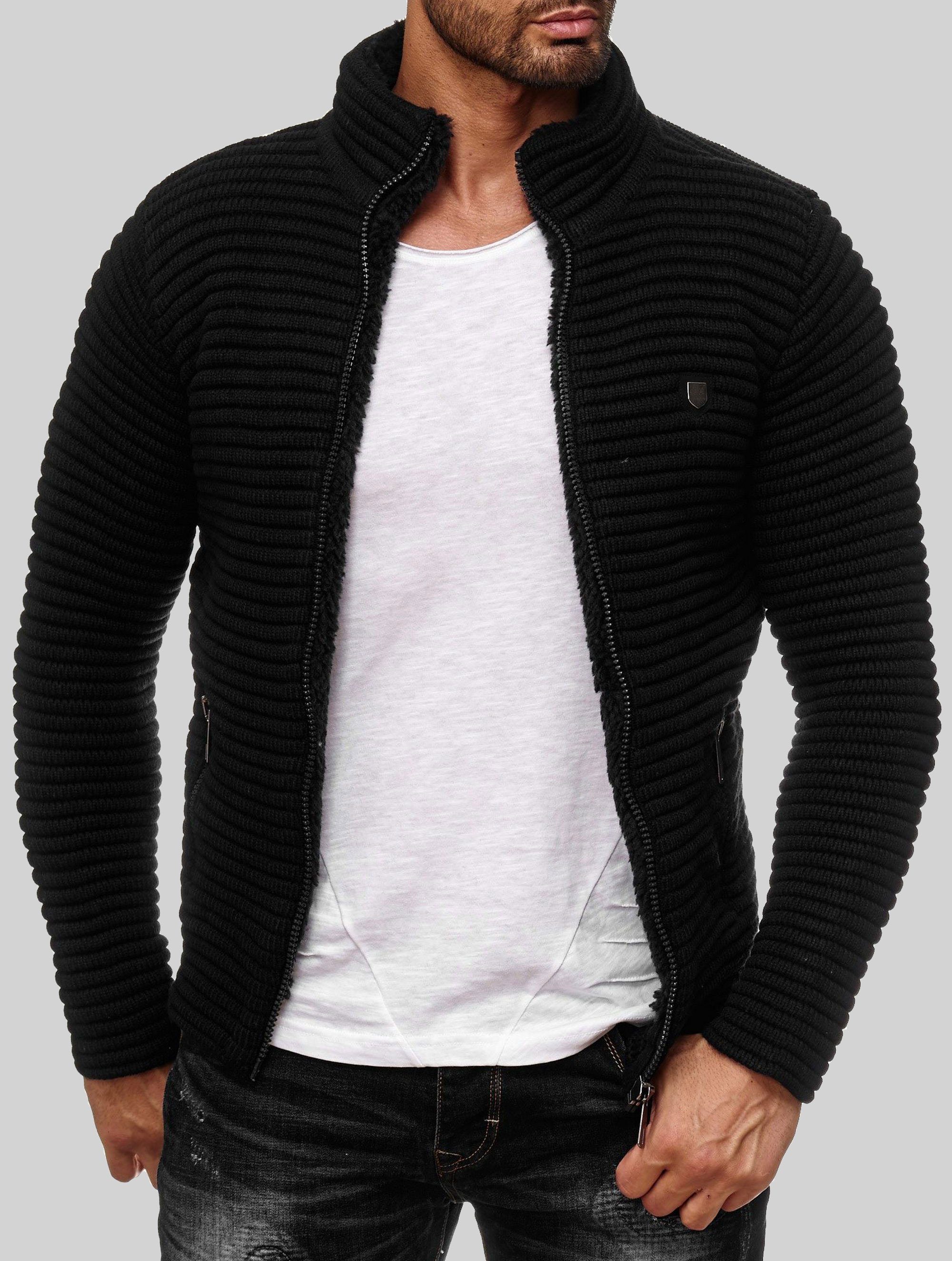 RedBridge Strickjacke Wichita mit Teddyfell