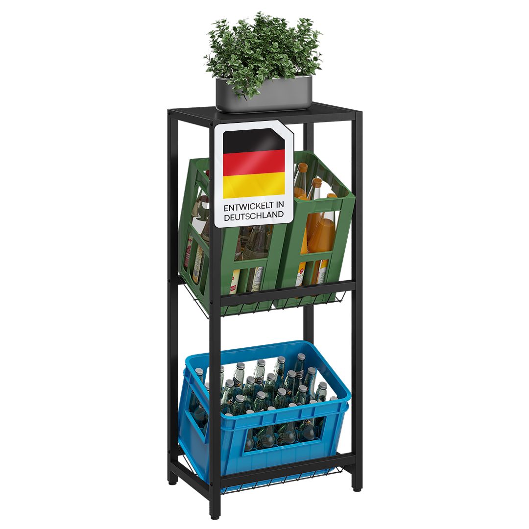 STEELSØN Flaschenregal Montune mit Ablagefläche, Getränkekistenregal in Sch günstig online kaufen