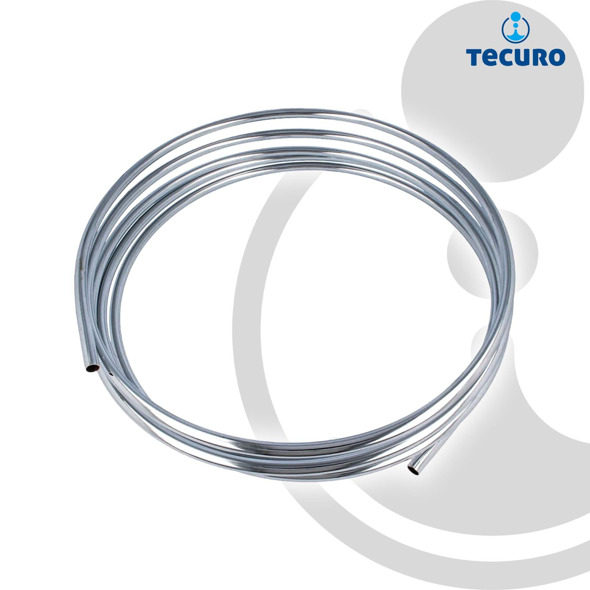 tecuro Kupferrohr Kupferrohr, weich, zur Sanitärinstallation -, Ring mit 5,00 m, Ø 10 mm