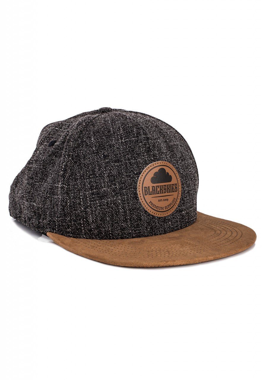 Blackskies Snapback Cap Pathfinder Snapback Cap Schwarz-Flecked-Beige
