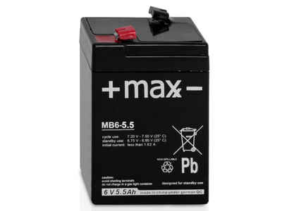 +maxx- 6V 5,5Ah ersetzt PL - 850 PL-850 PL 850 AGM Batterie Bleiakkus, universell einsetzbar