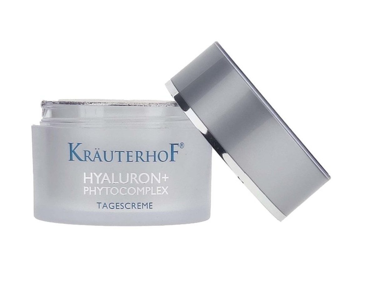 Kräuterhof Tagescreme KräuterhoF Hyaluron+Phytokomplex Tagescreme 50 ml Gesichtspflege, 1-tlg., Feine, seidige Textur