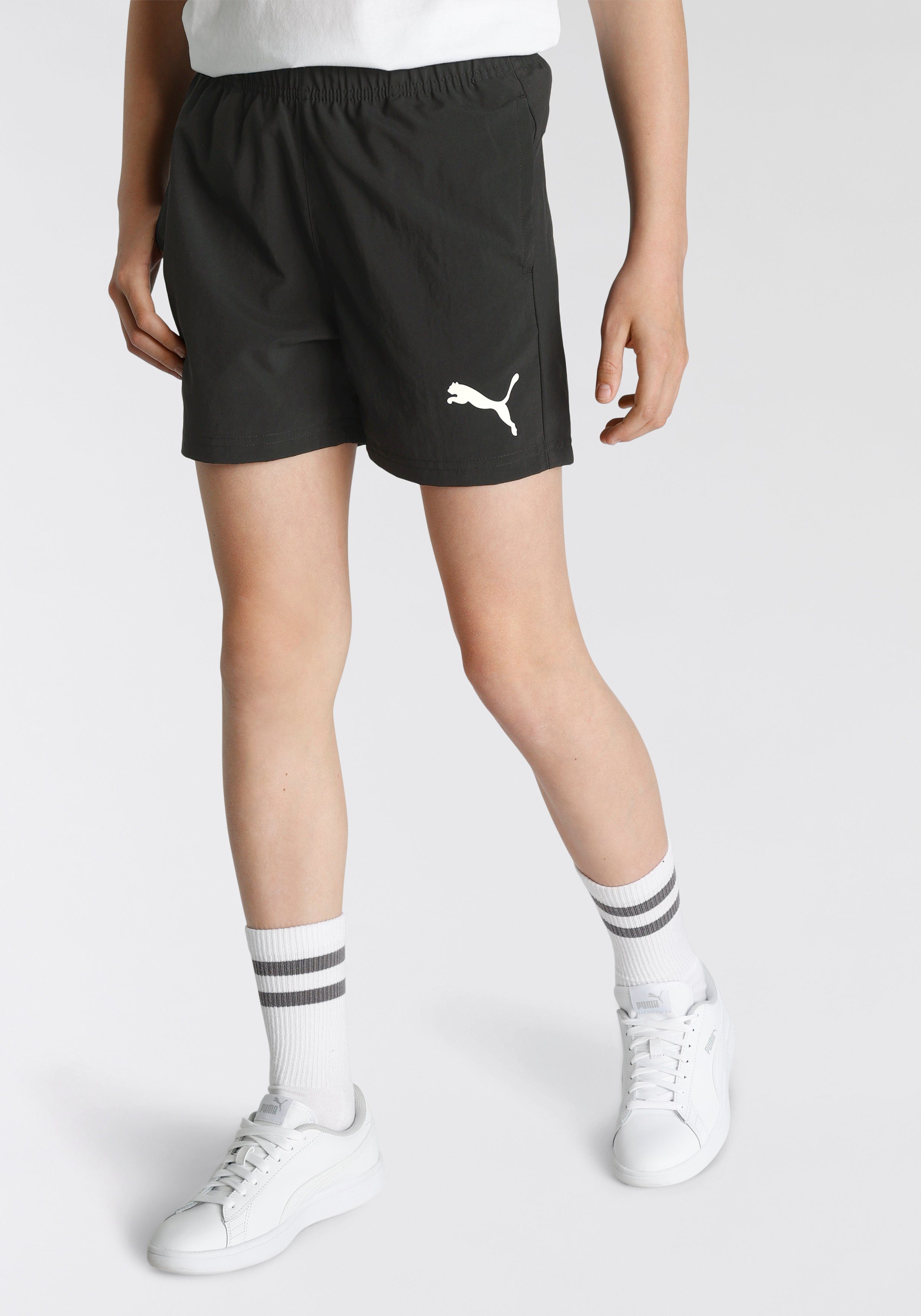 SHORTS Shorts B Puma WOVEN PUMA Black ACTIVE