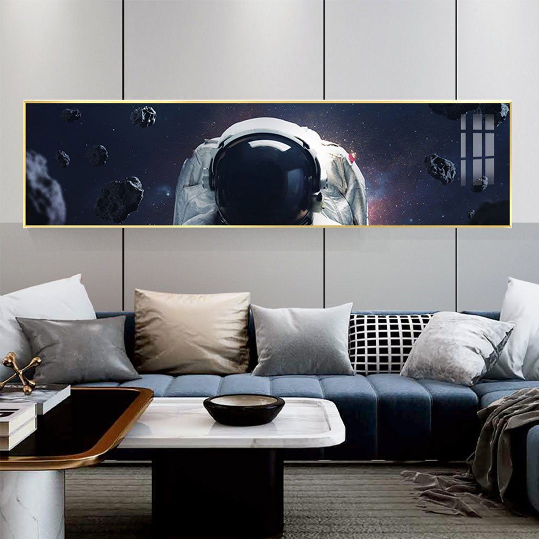 L.Ru UG Kunstdruck Einfacher Weltraum-Astronauten-Hintergrund-Wandmalerei-Kern, (1 St), Schlafzimmer Hintergrund Wand Eingang dekorative Malerei Kern