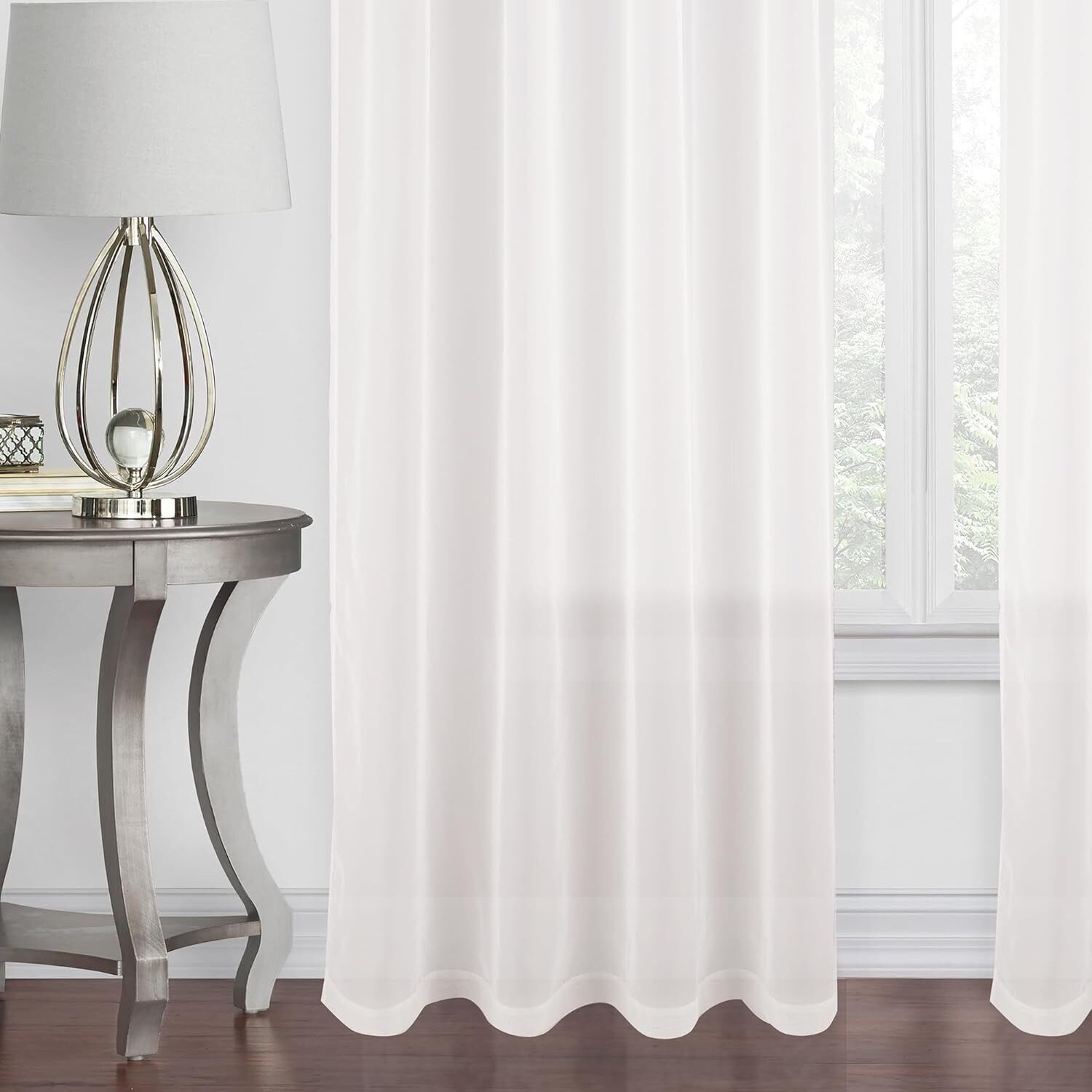 Brilliant Gardine Transparent / Vorhang / Gardine / 140x245cm / Kräuselband günstig online kaufen