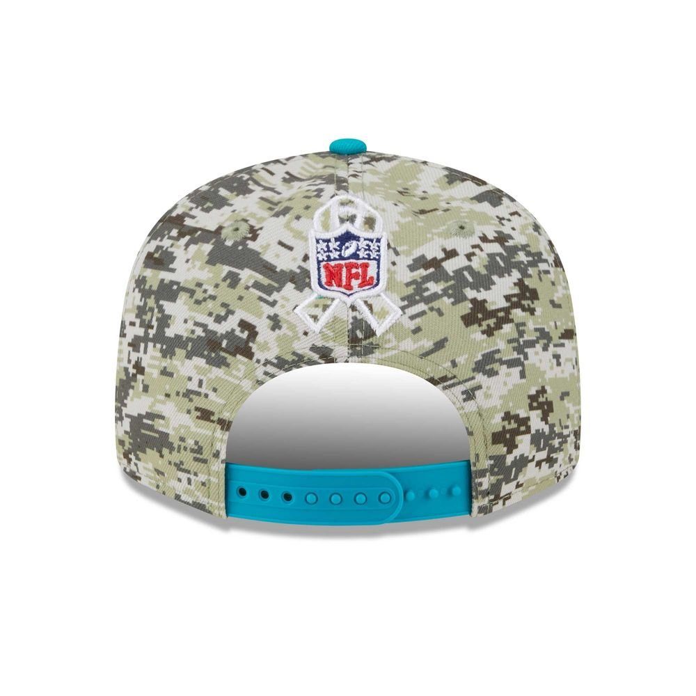 New Era Snapback Cap Snapback Cap 9FIFTY DOLPHINS Game 2023 Salute MIAMI to NFL Service
