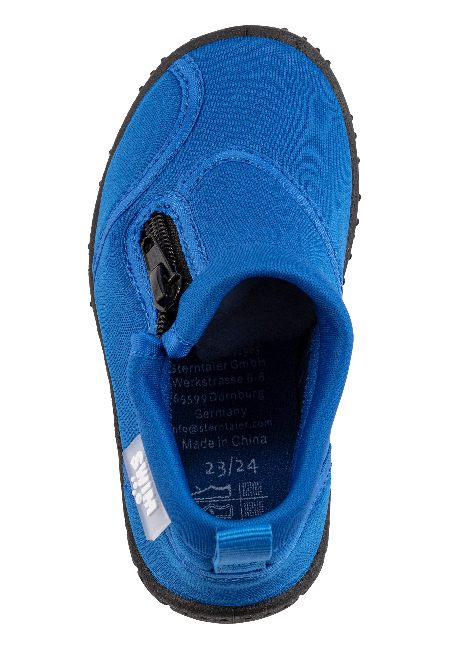 Sterntaler® Badeschuhe Zipper Badeschuh (1-tlg) angenehm zu tragen, Reißverschluss, rutschfeste ergonomische Sohle