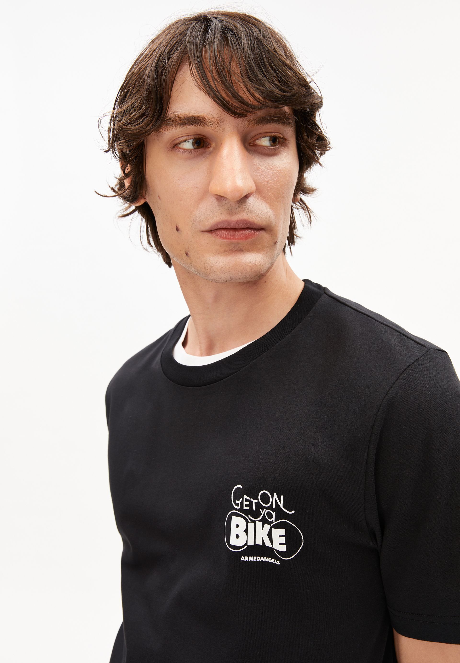 Armedangels Print-Shirt JAAMES BIKE T-Shirt aus Bio-Baumwolle Regular Fit