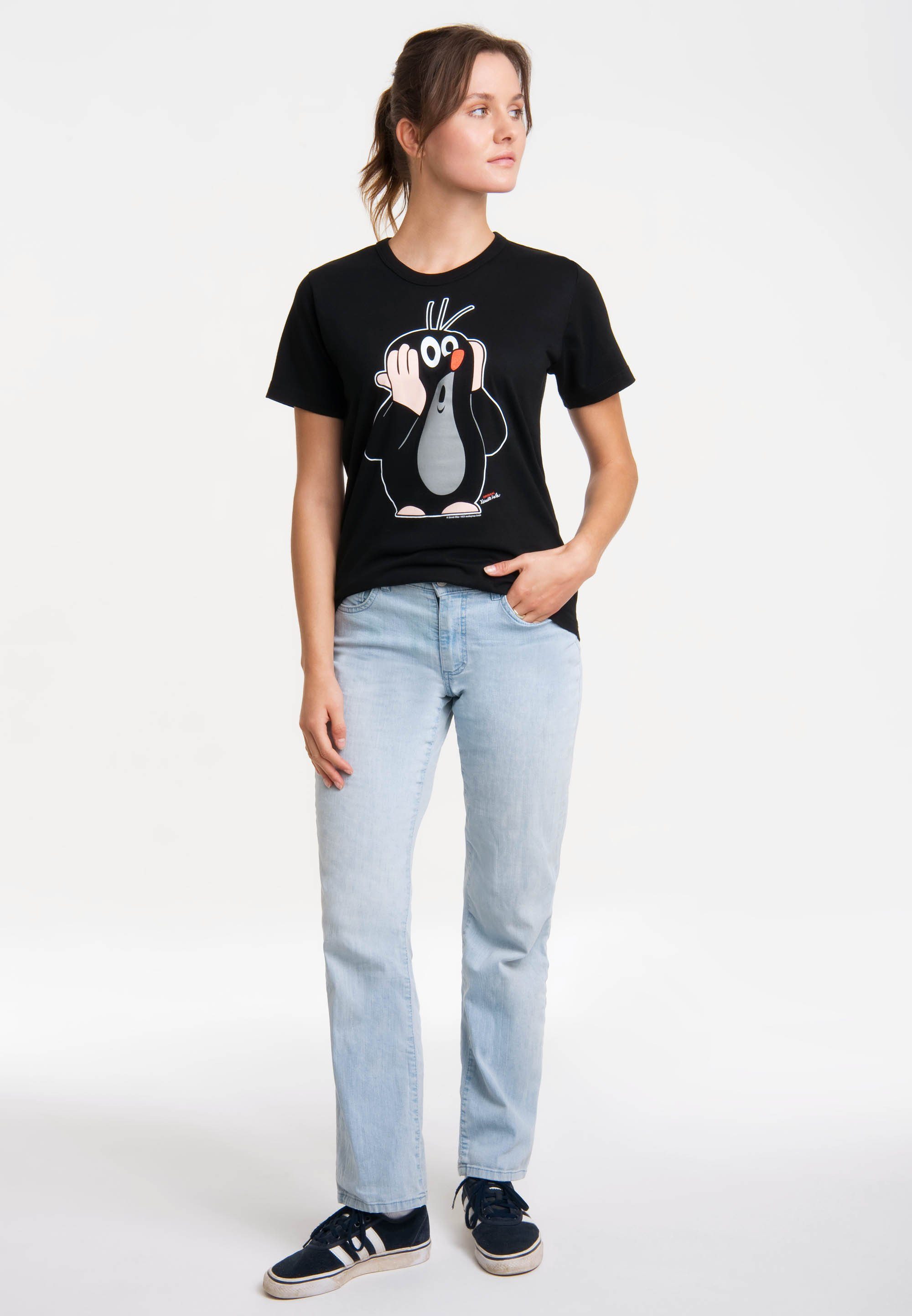 LOGOSHIRT T-Shirt "Der kleine Maulwurf - Ohoh", mit lizenziertem Print günstig online kaufen
