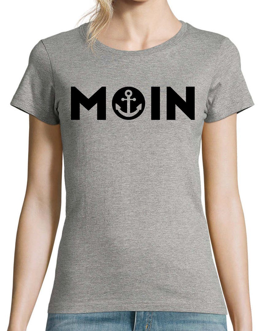 Youth Designz Print-Shirt Moin Logo Damen T-Shirt Anker Spruch mit modische günstig online kaufen