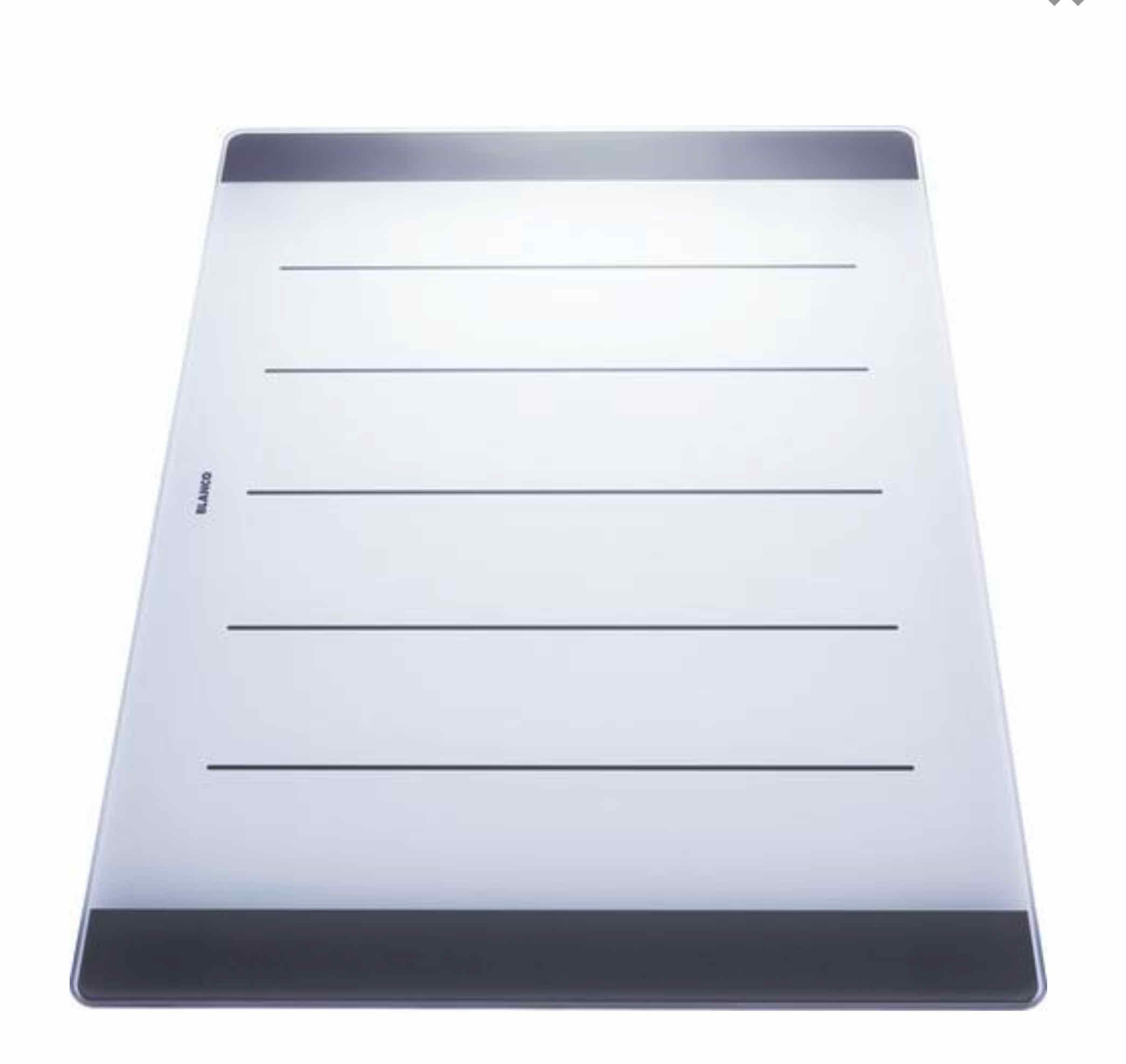 Blanco Einbauspüle BLANCO Schneidbrett Glas AXIS II 510 x 340 mm günstig online kaufen