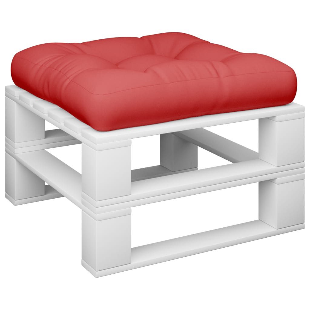 vidaXL Sitzauflage Palettenkissen Rot 58x58x10 cm günstig online kaufen