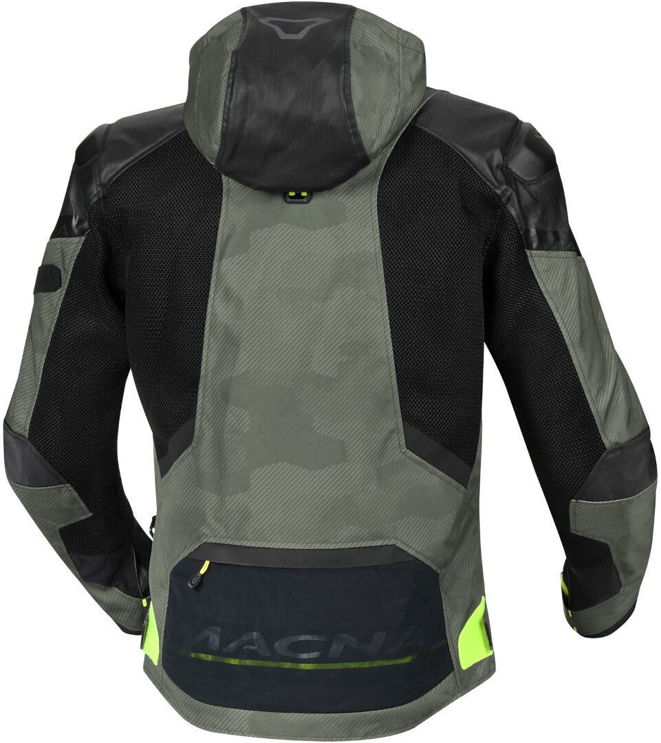 Macna Motorradjacke Bradical Camo wasserdichte Motorrad Textiljacke herausnehmbare Membrane,wasserdicht