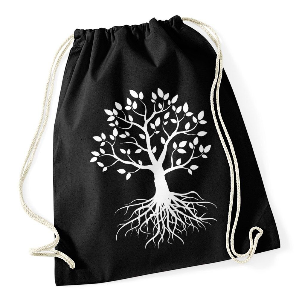 Autiga Turnbeutel Hipster Turnbeutel Lebensbaum Tree of Life Baum des Lebens Geschenk