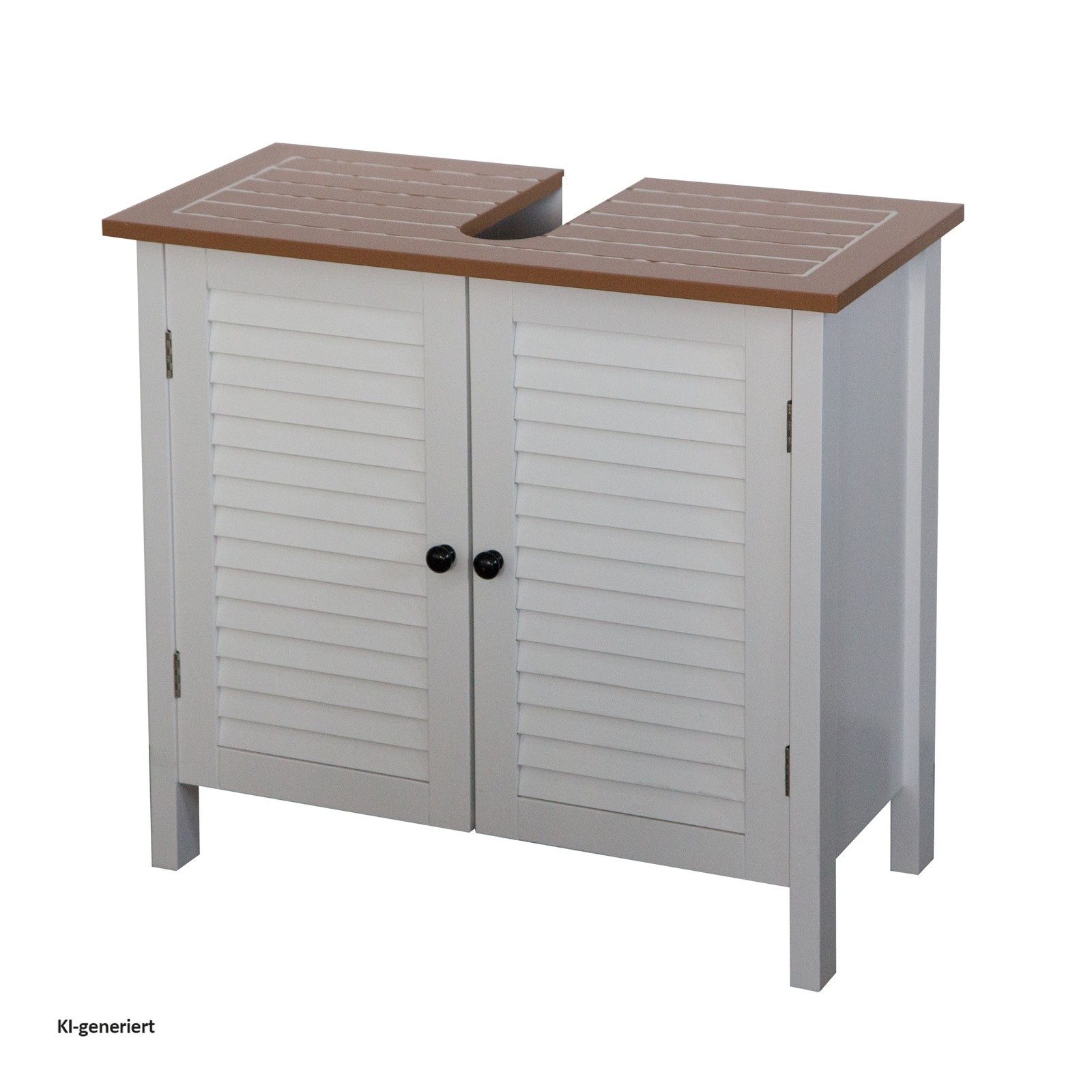 HTI-Line Waschbeckenunterschrank Waschbeckenunterschrank Bambus (Stück, 1-St., 1x Waschbeckenunterschrank, ohne Dekoration) Mit …