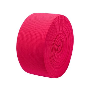 maDDma Gummiband 5m Gummiband 50 mm Gummilitze elastisches Band Bekleidungsgummi, pink