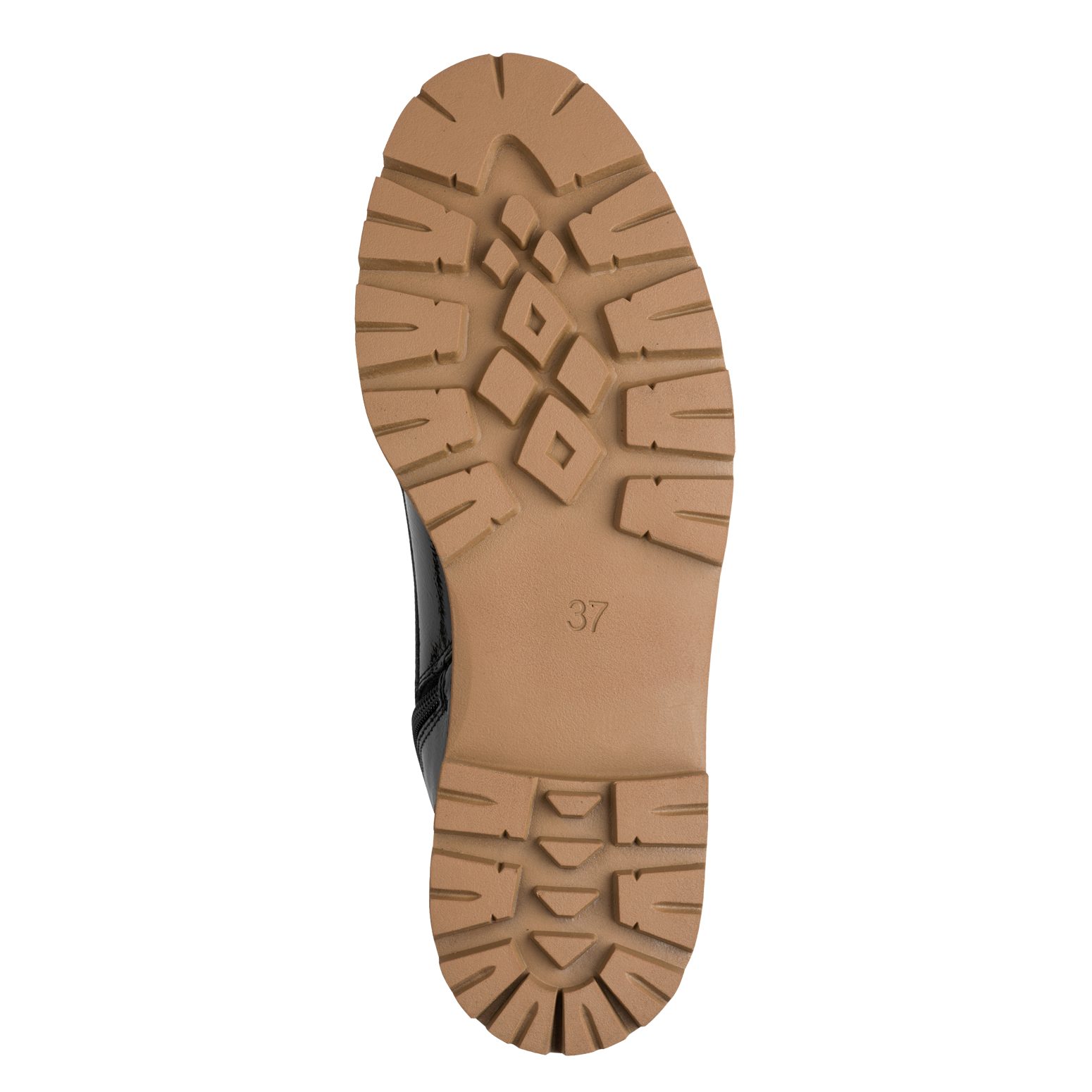 MARCO TOZZI Schnürboots, Blockabsatz, Schnürstiefelette in glänzender Optik