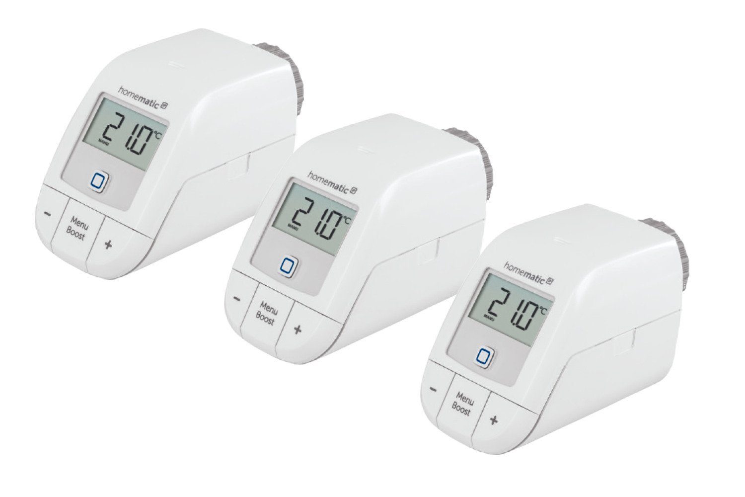 Homematic IP Heizkörperthermostat – basic 3er Set Smart-Home-Steuerelement