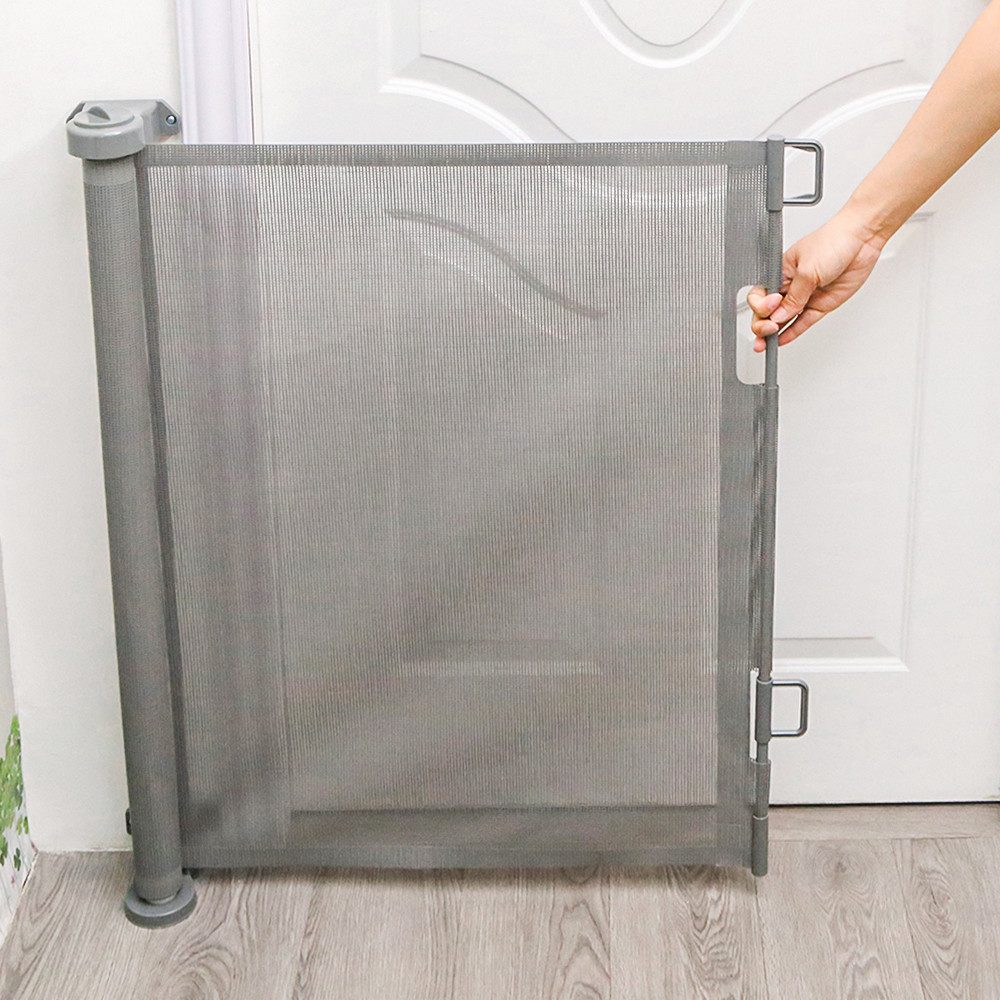 JEOBEST Treppenschutzgitter Türschutzgitter Ausziehbar 0-180CM Treppenschut günstig online kaufen