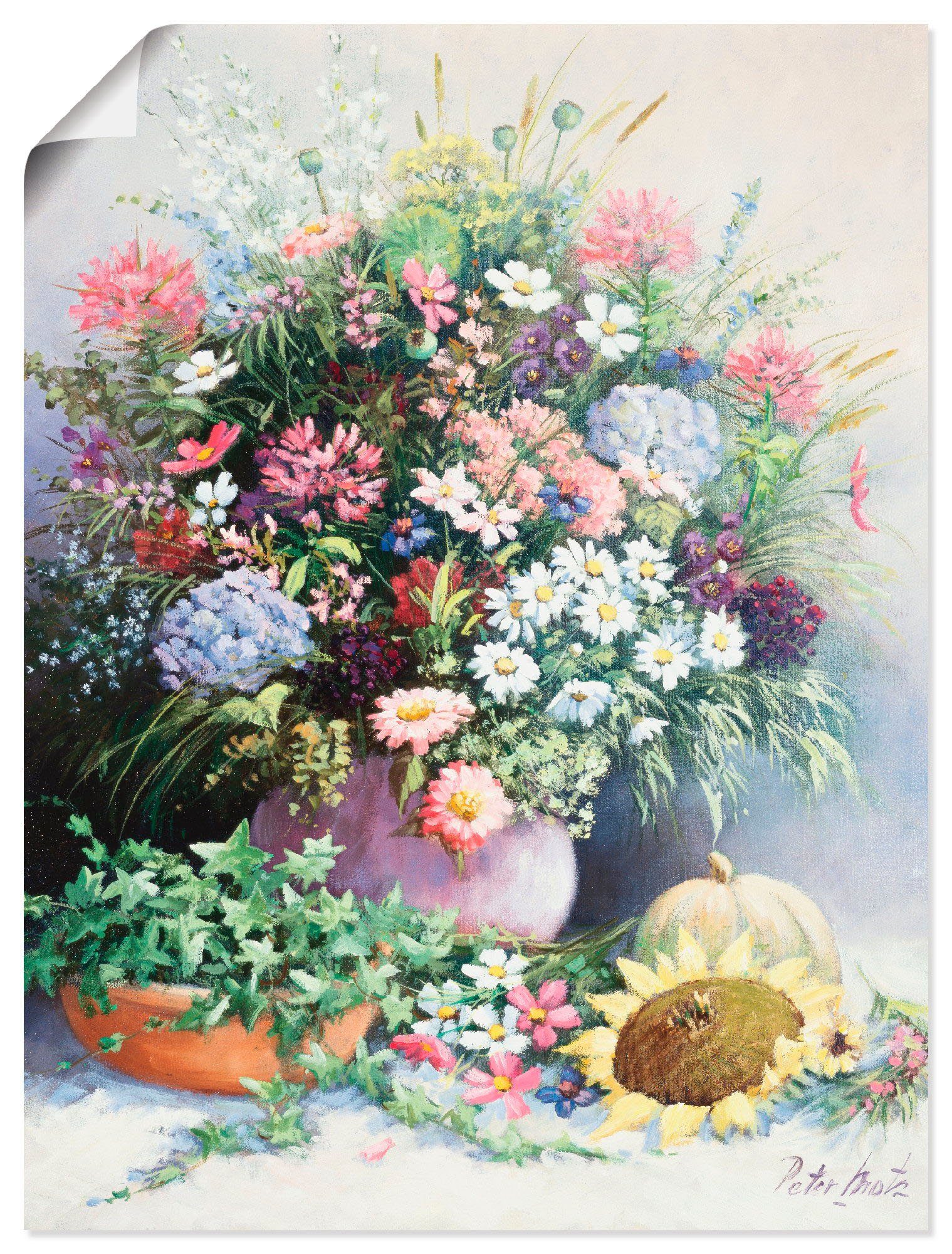 Artland Wandbild Jahreszeiten Wärme, Arrangements (1 St), als Leinwandbild, Wandaufkleber oder Poster in versch. Größen