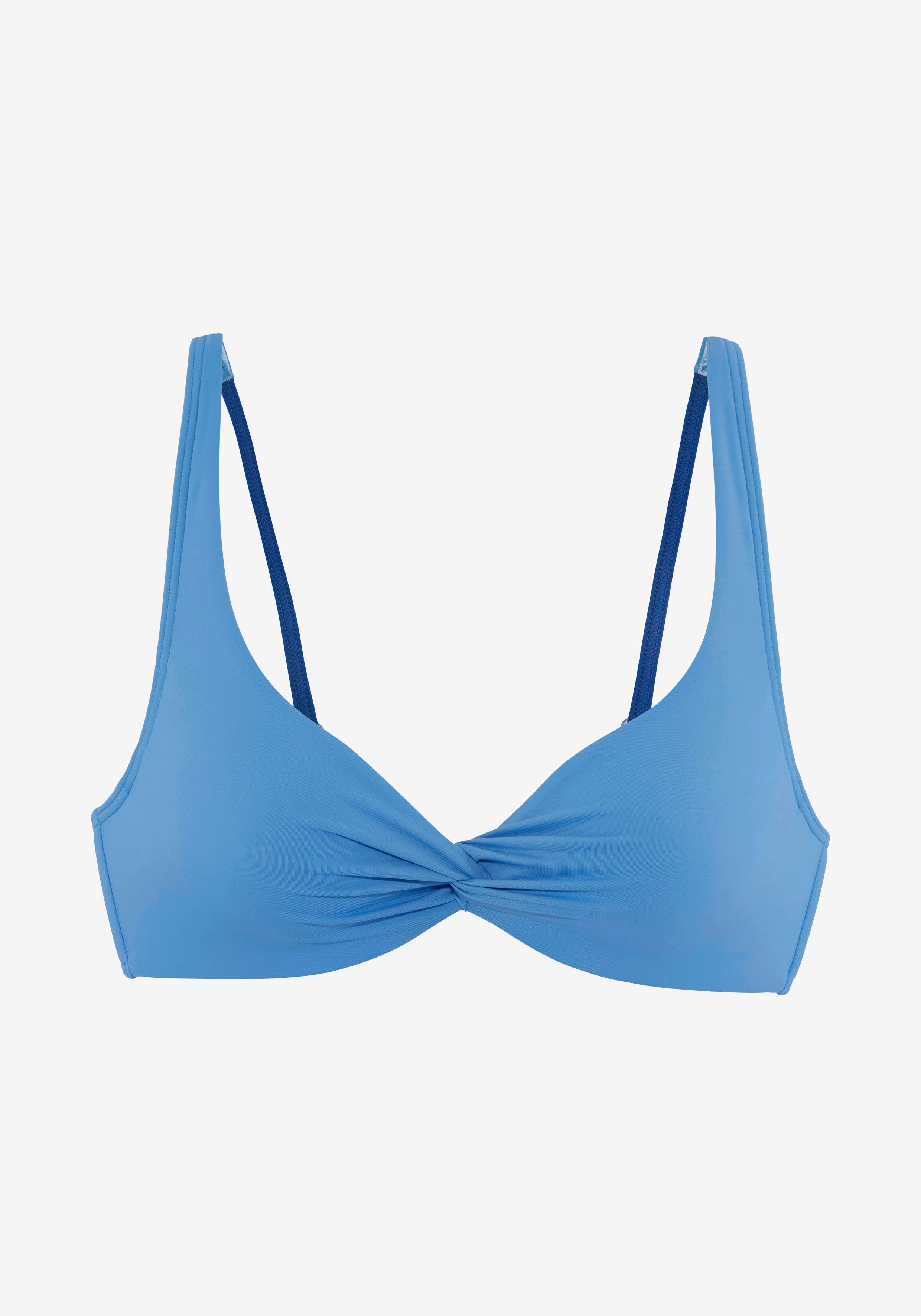 LASCANA ACTIVE Bügel-Bikini-Top Oceana, mit Knotenoptik günstig online kaufen