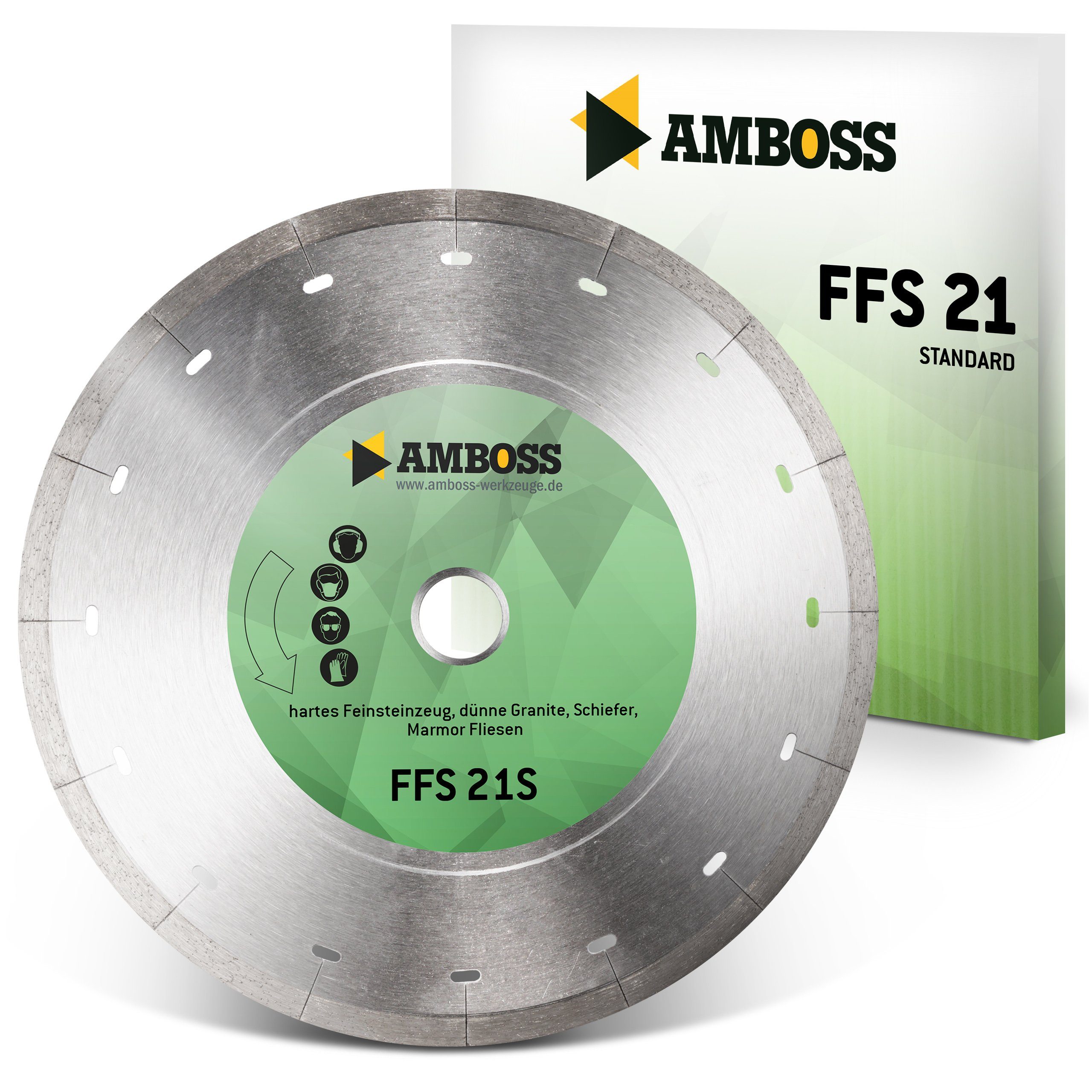 Amboss Werkzeuge Kreissägeblatt FFS 21S Diamant Trennscheibe 125 x 1.4 x 22.2, 22.2 mm (Bohrung) 1.4 mm (Dicke)