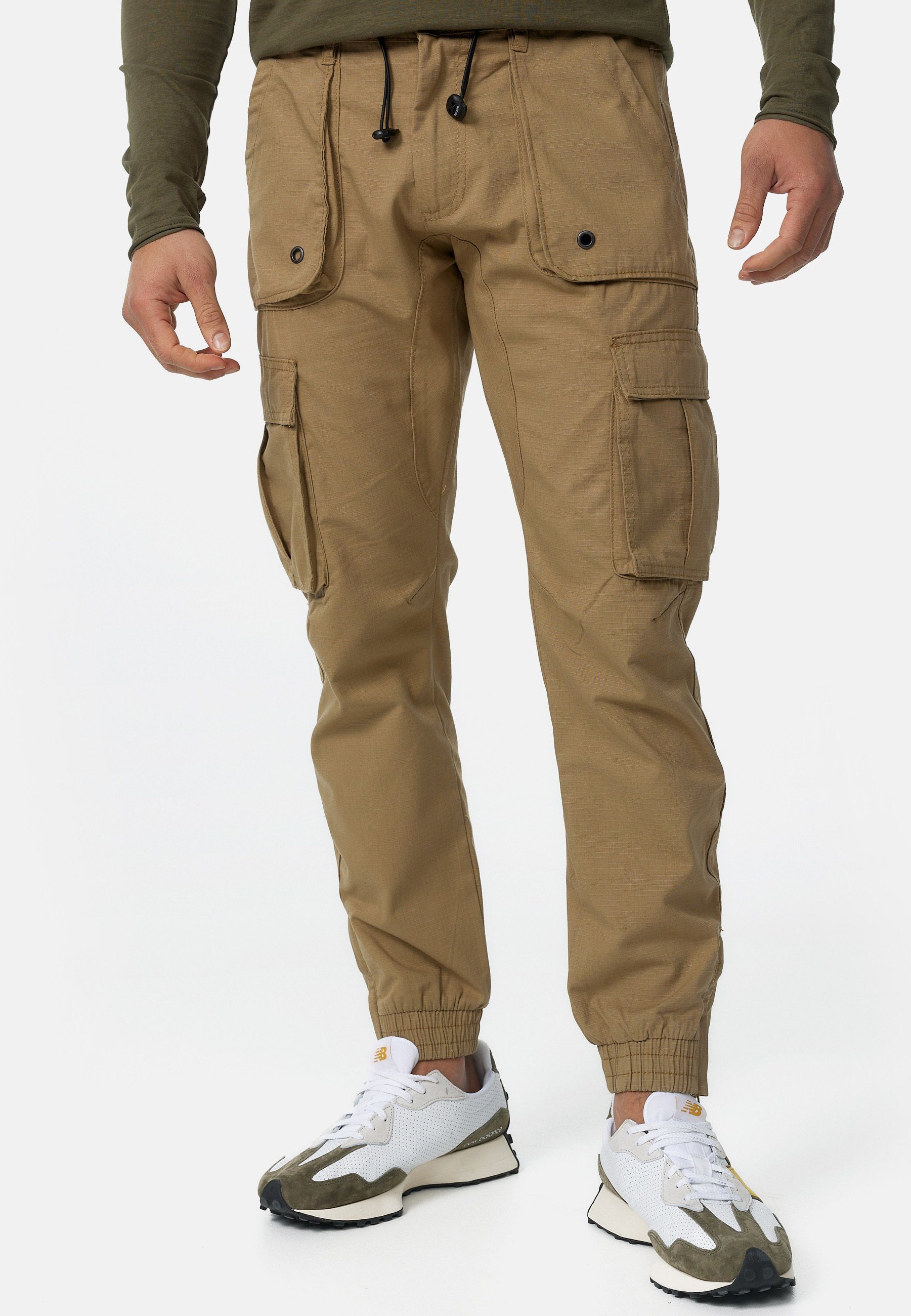 Indicode Cargohose Herren Leonard Cargo Hose Herrenhose günstig online kaufen