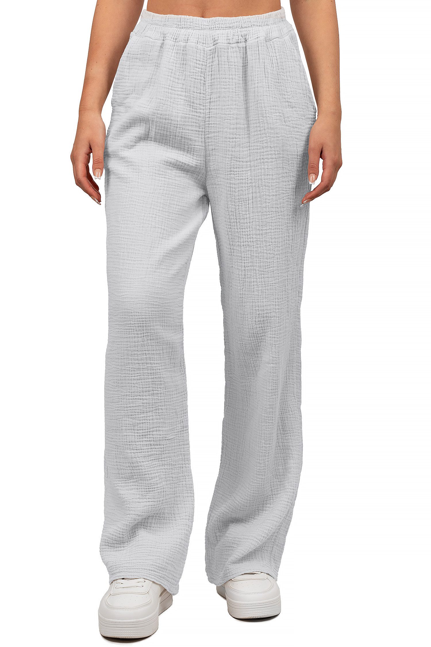 Reichstadt Stoffhose Damen Musselin Hose 25RSW082 günstig online kaufen