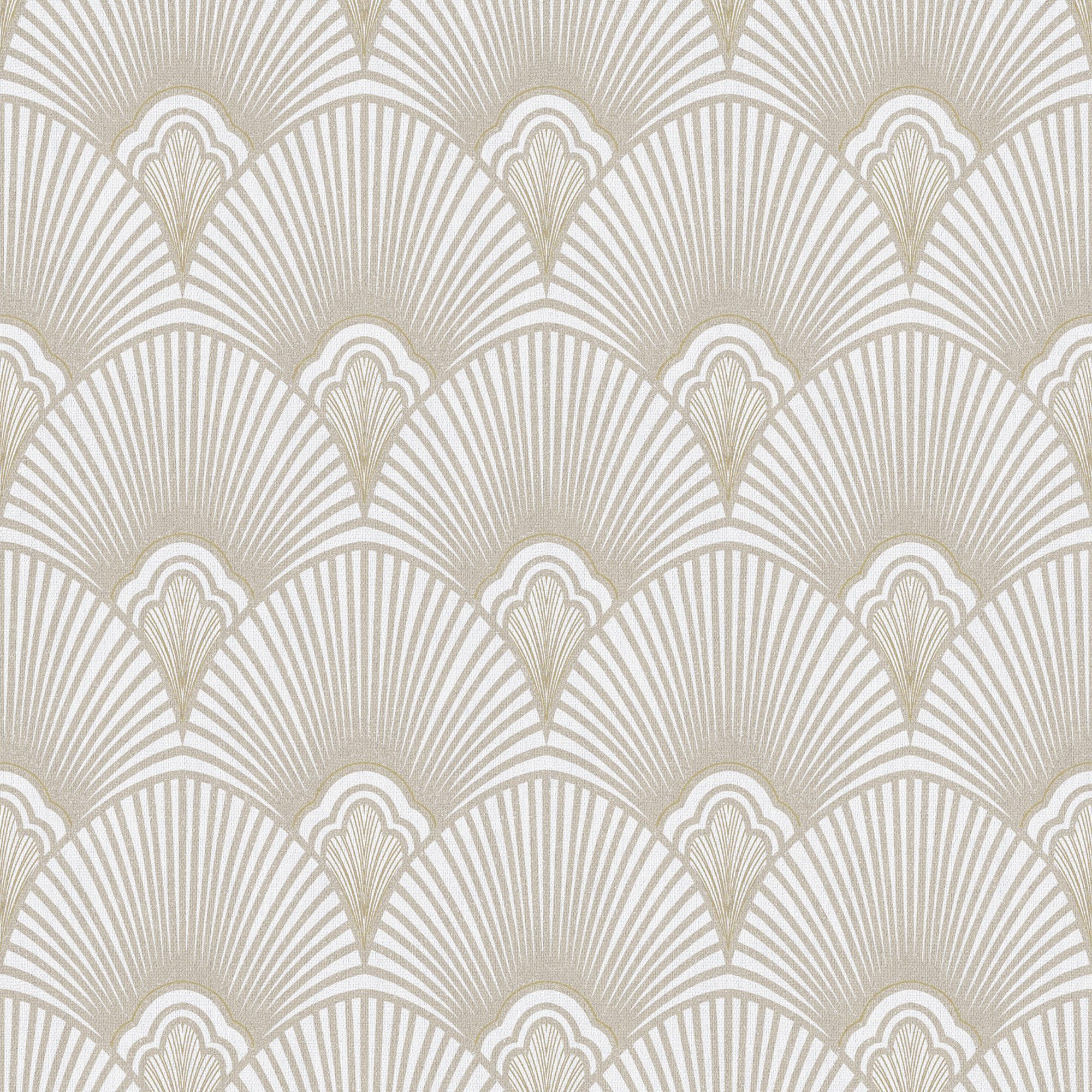 Sublime Vliestapete ART DECO NATUREL, geprägt, Retro, (1 St), Design Tapeten