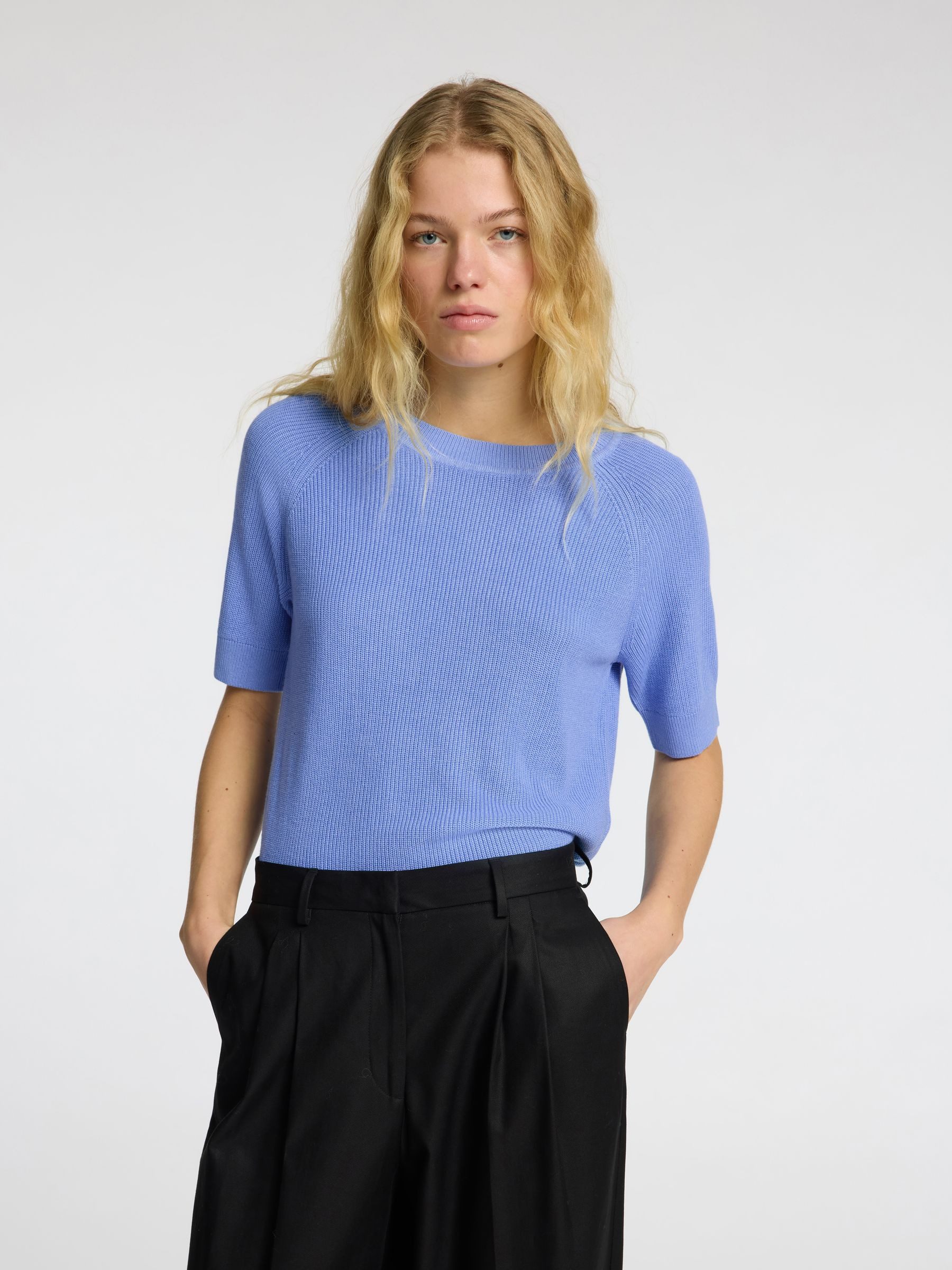 SELECTED FEMME Longpullover Strickpullover mit Rundhalsausschnitt günstig online kaufen