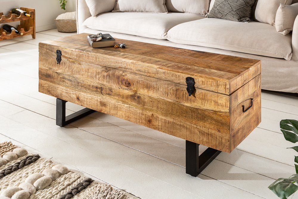 riess-ambiente Truhenbank FACTORY LOFT 115cm natur günstig online kaufen